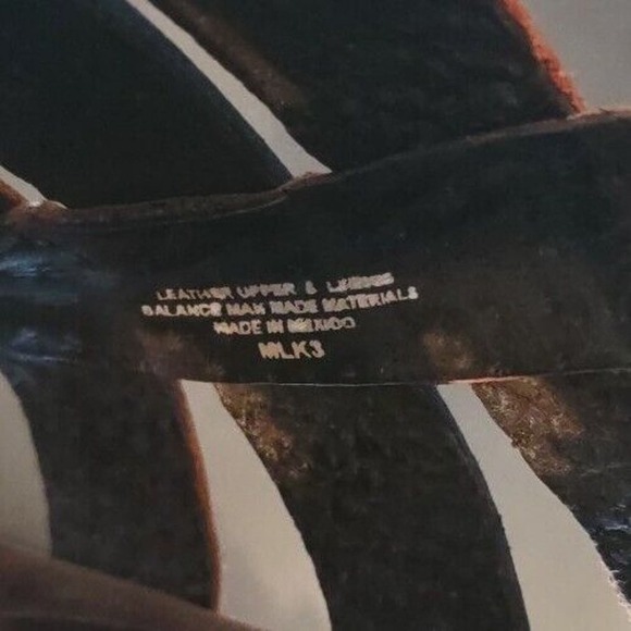 Born LoLo Women's Slide Sandals Brick Multi-Color Distressed Leather 8 US 39 EU - Picture 5 of 8